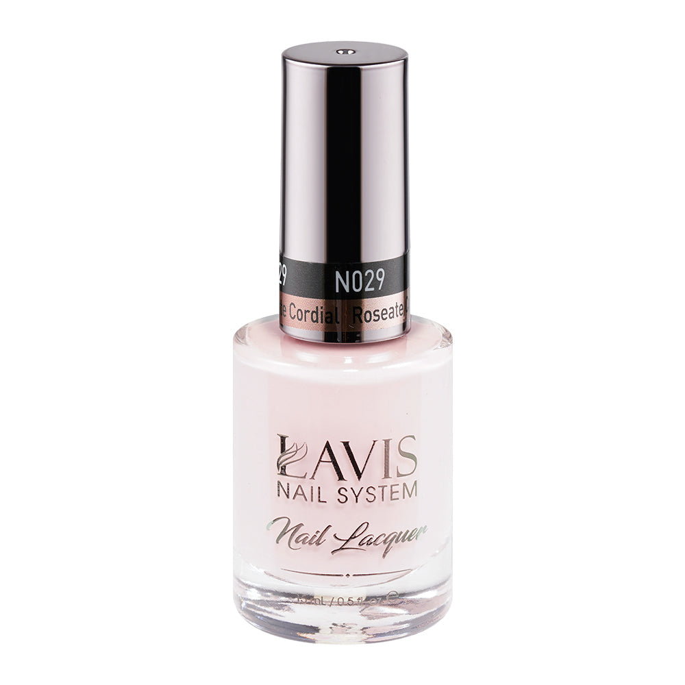  LAVIS 029 Roseate Cordial - Nail Lacquer 0.5 oz by LAVIS NAILS sold by DTK Nail Supply