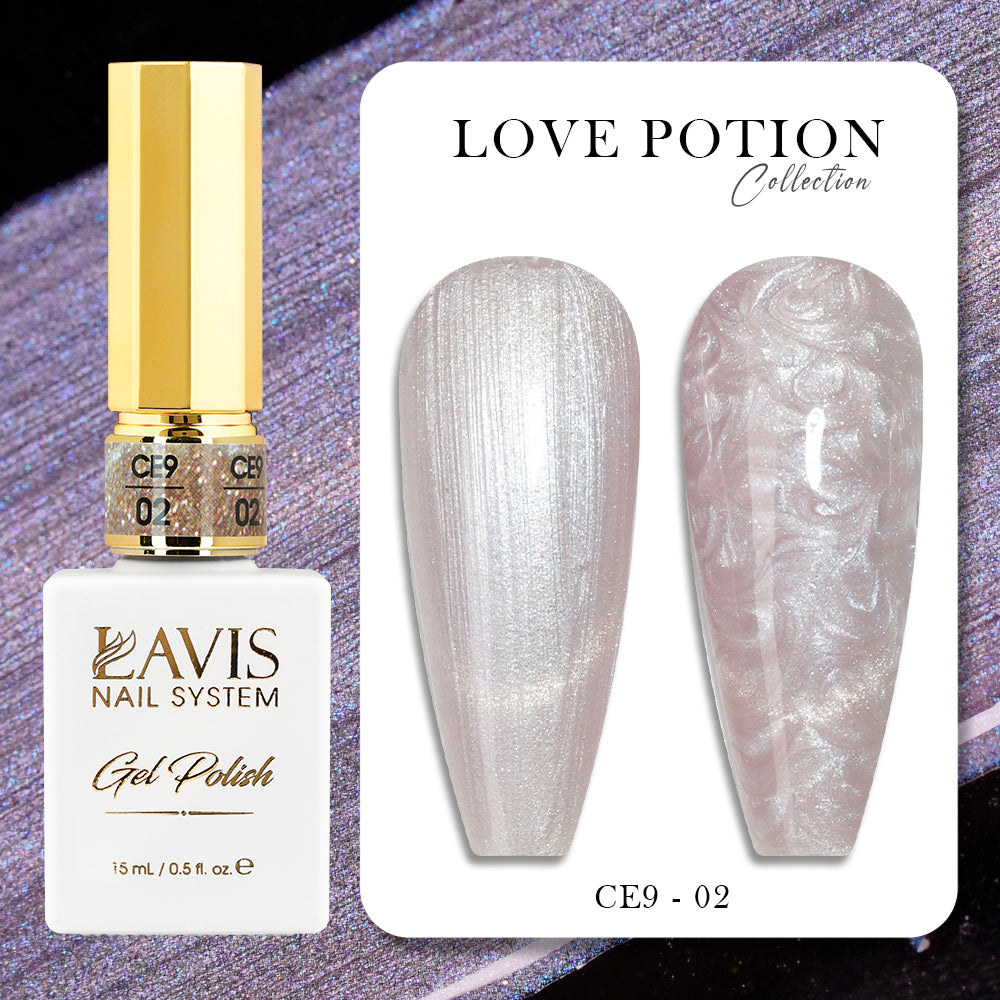 LAVIS Cat Eye CE9 - 02 - Gel Polish 0.5 oz -  LAVIS LOVE POTION COLLECTION