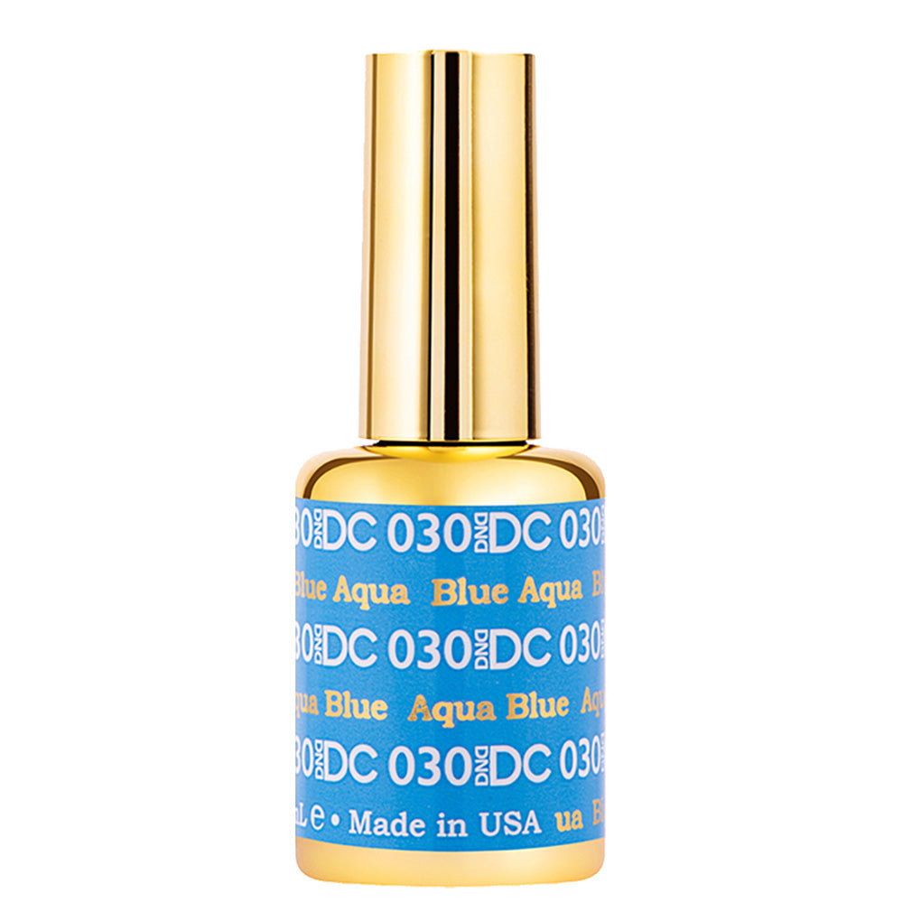 DND DC Gel Polish - 030 Blue, Mint Colors - Aqua Blue