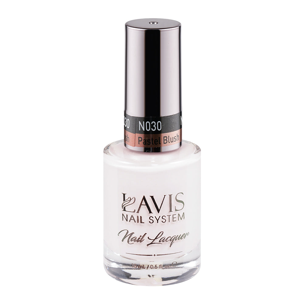  LAVIS 030 Pastel Blush - Nail Lacquer 0.5 oz by LAVIS NAILS sold by DTK Nail Supply