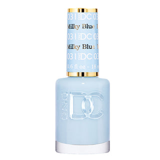 DND DC Nail Lacquer - 031 Blue Colors - Milky Blue