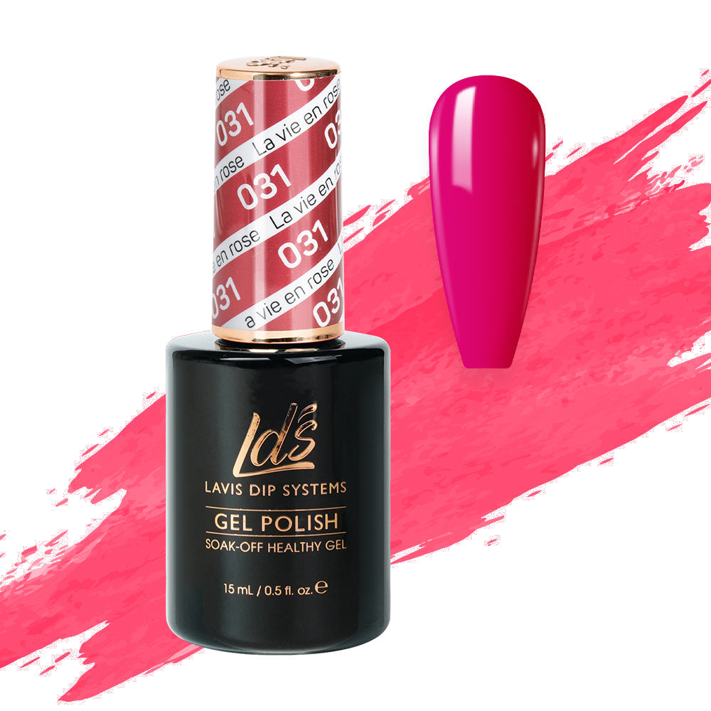 LDS 031 La Vie En Rose - LDS Gel Polish 0.5oz