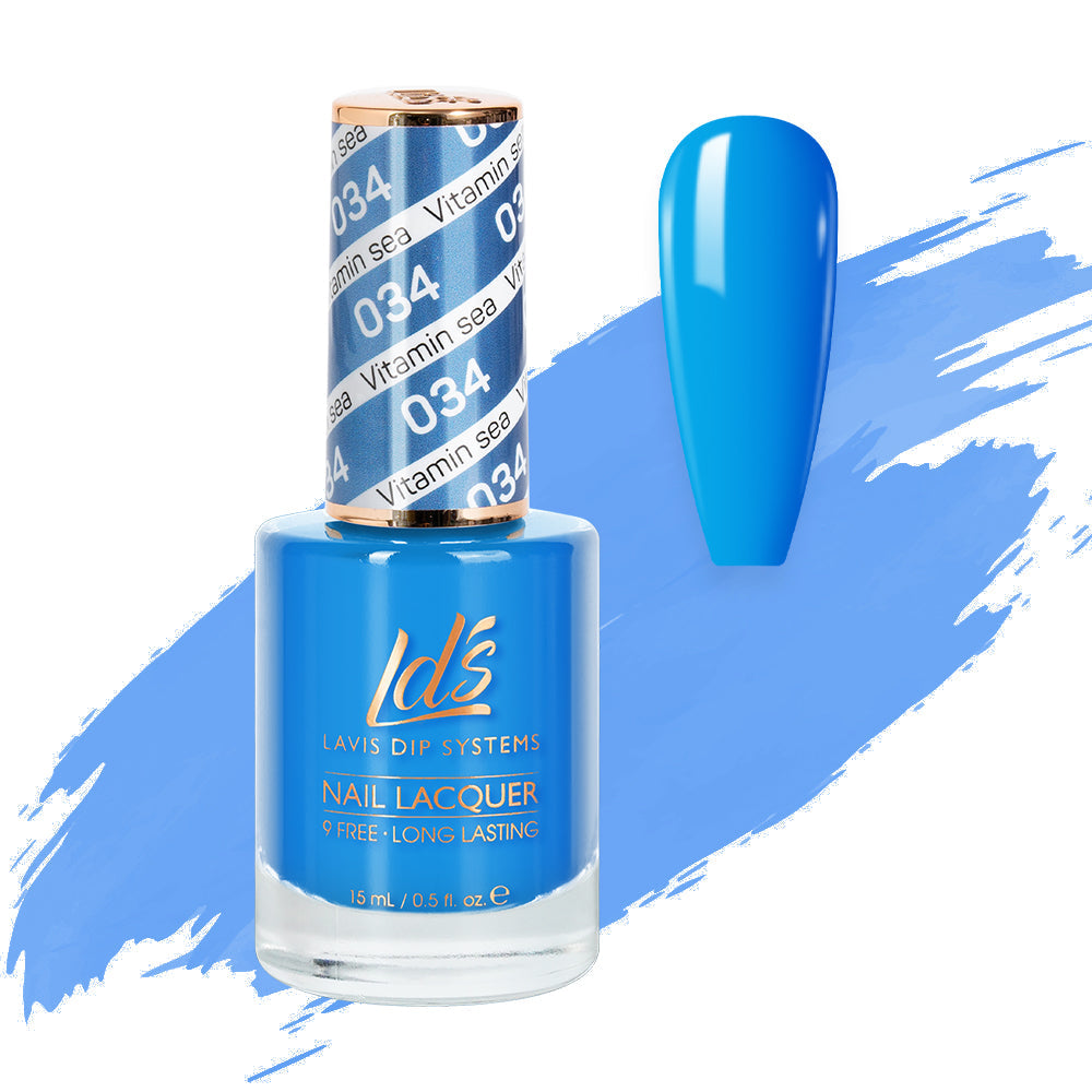 LDS 034 Vitamin Sea - LDS Healthy Nail Lacquer 0.5oz