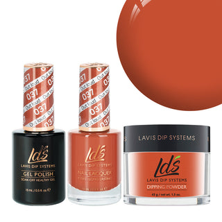 LDS 3 in 1 - 037 Out Loud - Dip (1.5oz), Gel & Lacquer Matching
