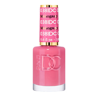 DND DC Nail Lacquer - 038 Pink Colors - Mahogany