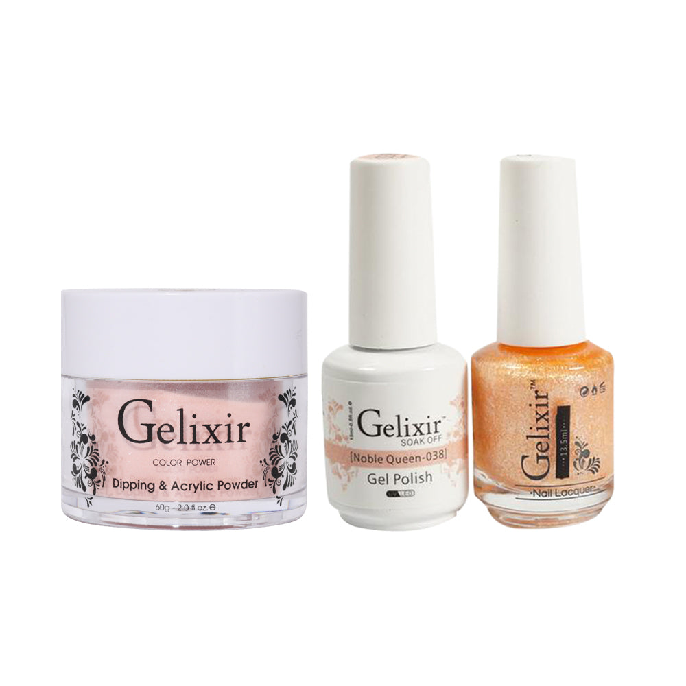 Gelixir 3 in 1 - 038 Noble Queen - Acrylic & Dip Powder, Gel & Lacquer