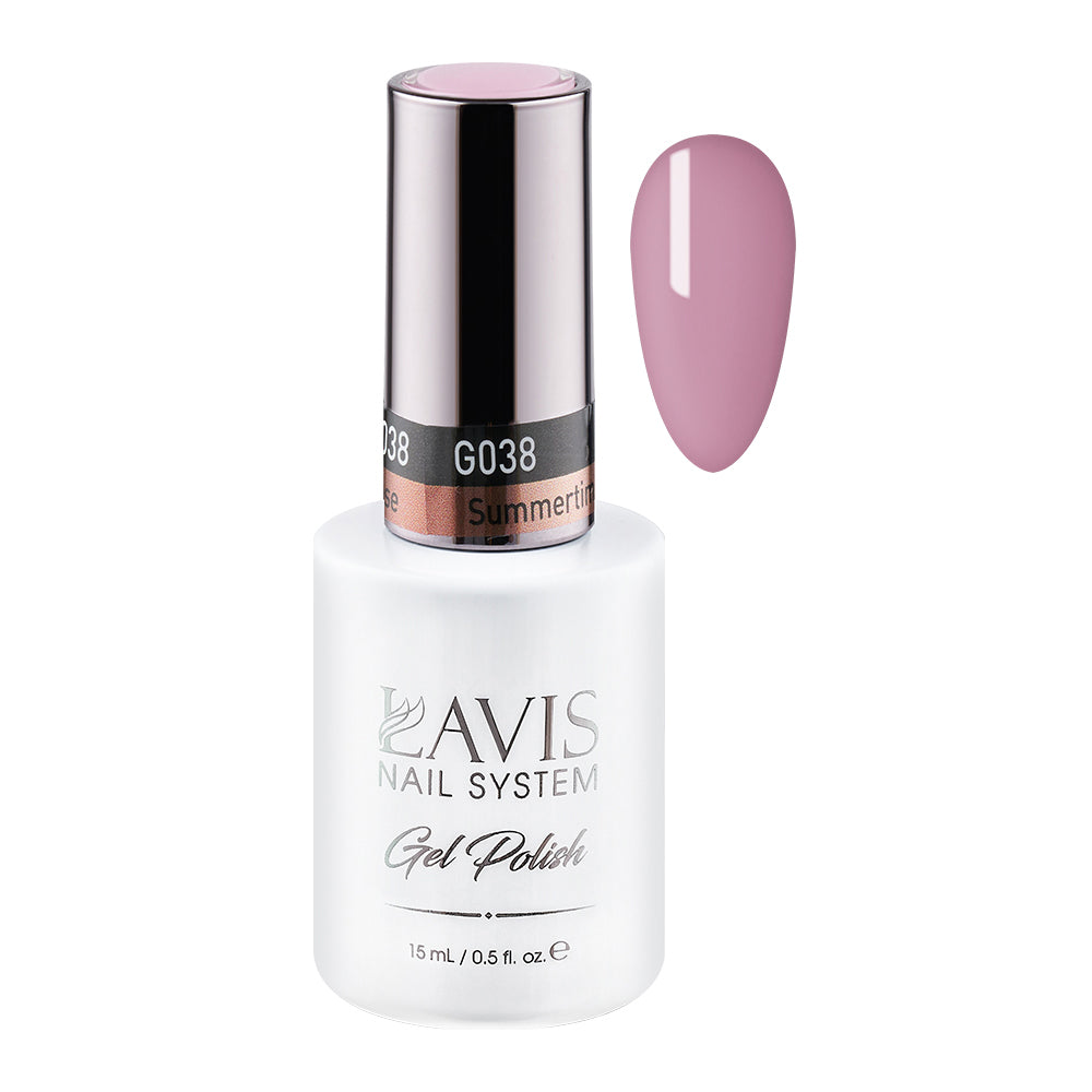 LAVIS 038 Summertime Rose - Gel Polish 0.5oz