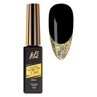 LDS - 03 Gold - Platinum Line Art Gel Nails Polish Nail Art