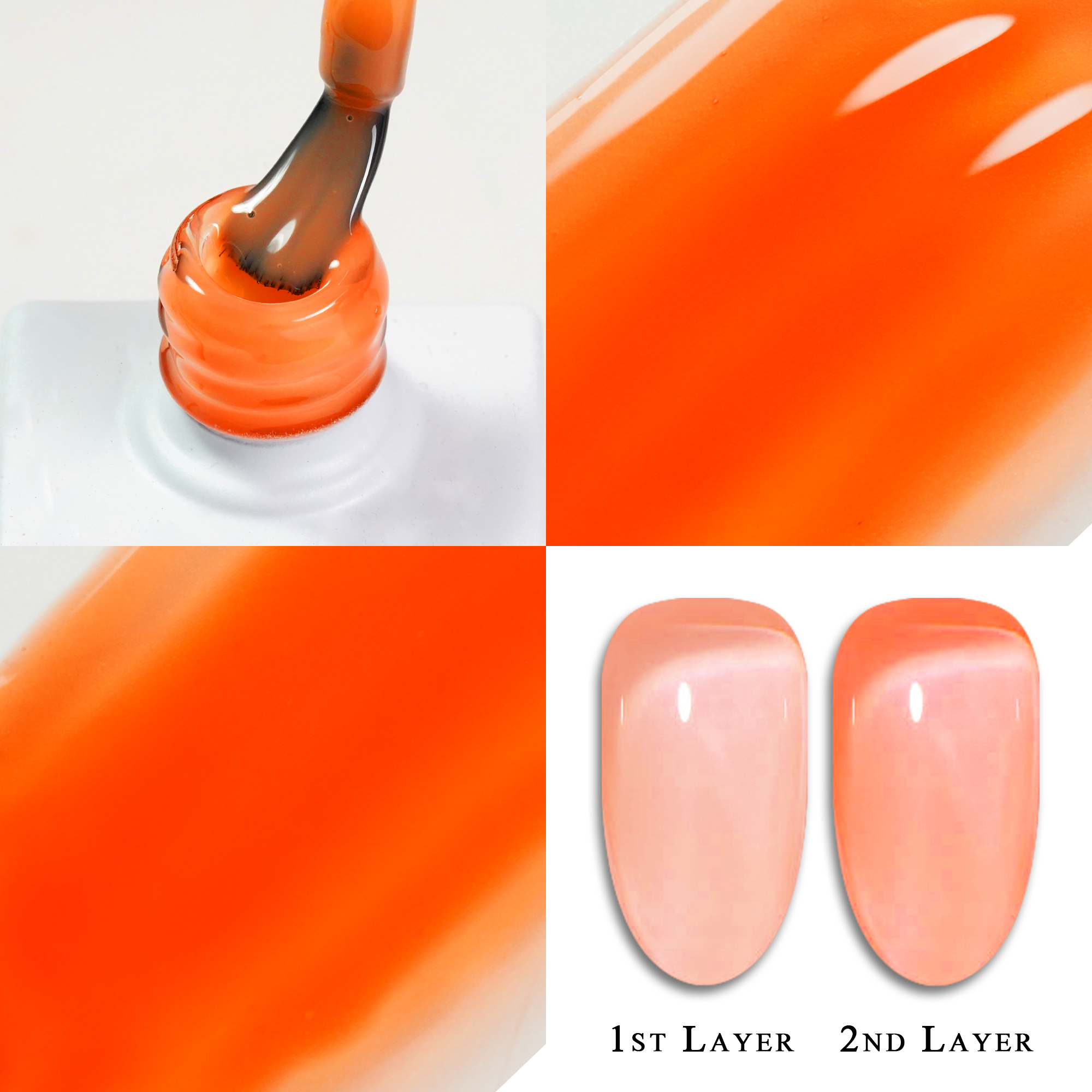 Jelly Gel Polish Colors - Lavis J02-03 - Candy Collection