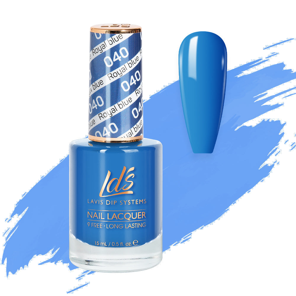 LDS 040 Royal Blue - LDS Healthy Nail Lacquer 0.5oz