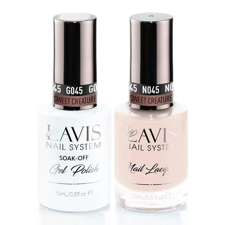 LAVIS Holiday Gift Bubdle: 4 Gel Polishes, 1 Base Gel, 1 Top Gel - 044 045 069 043