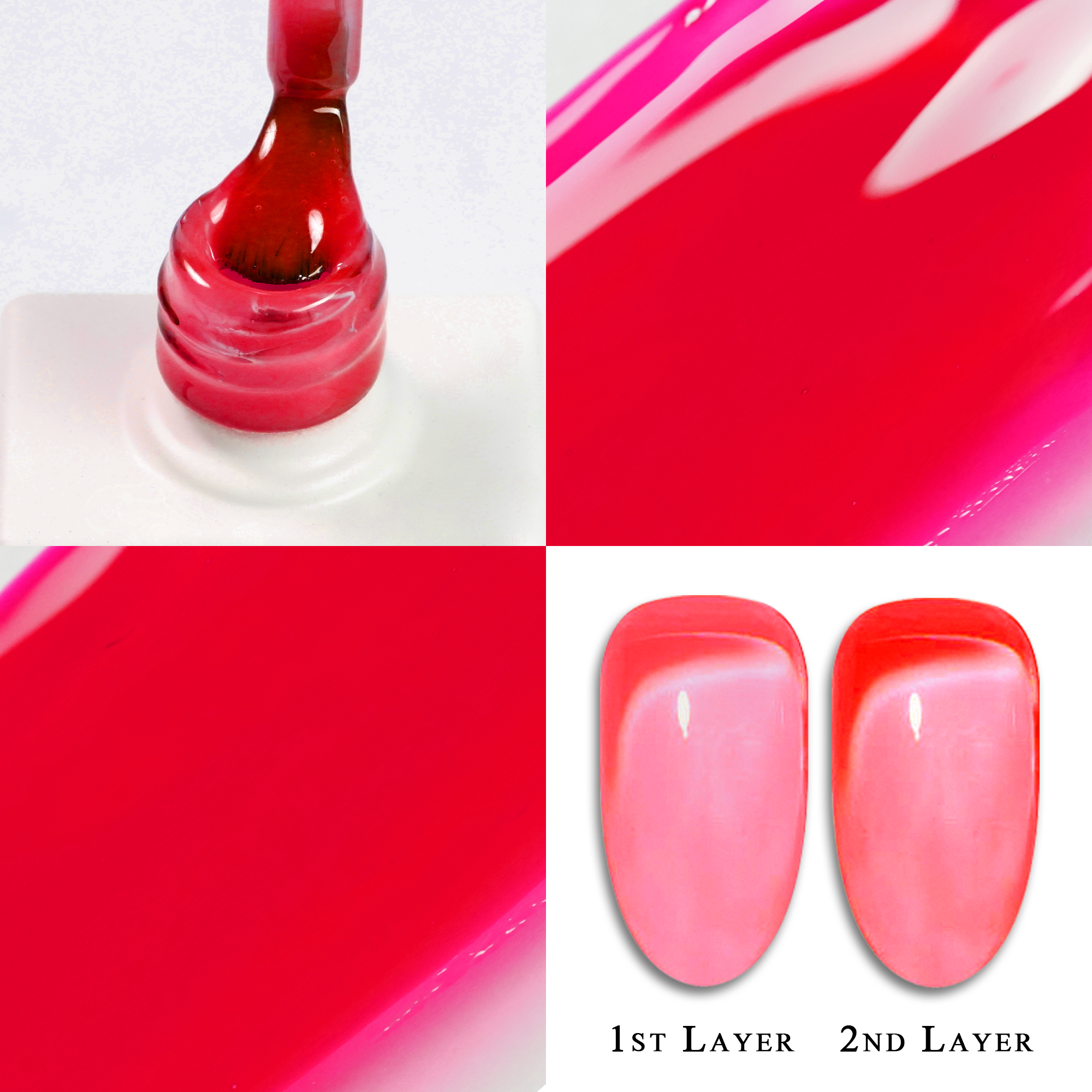 Jelly Gel Polish Colors - Lavis J02-04 - Candy Collection