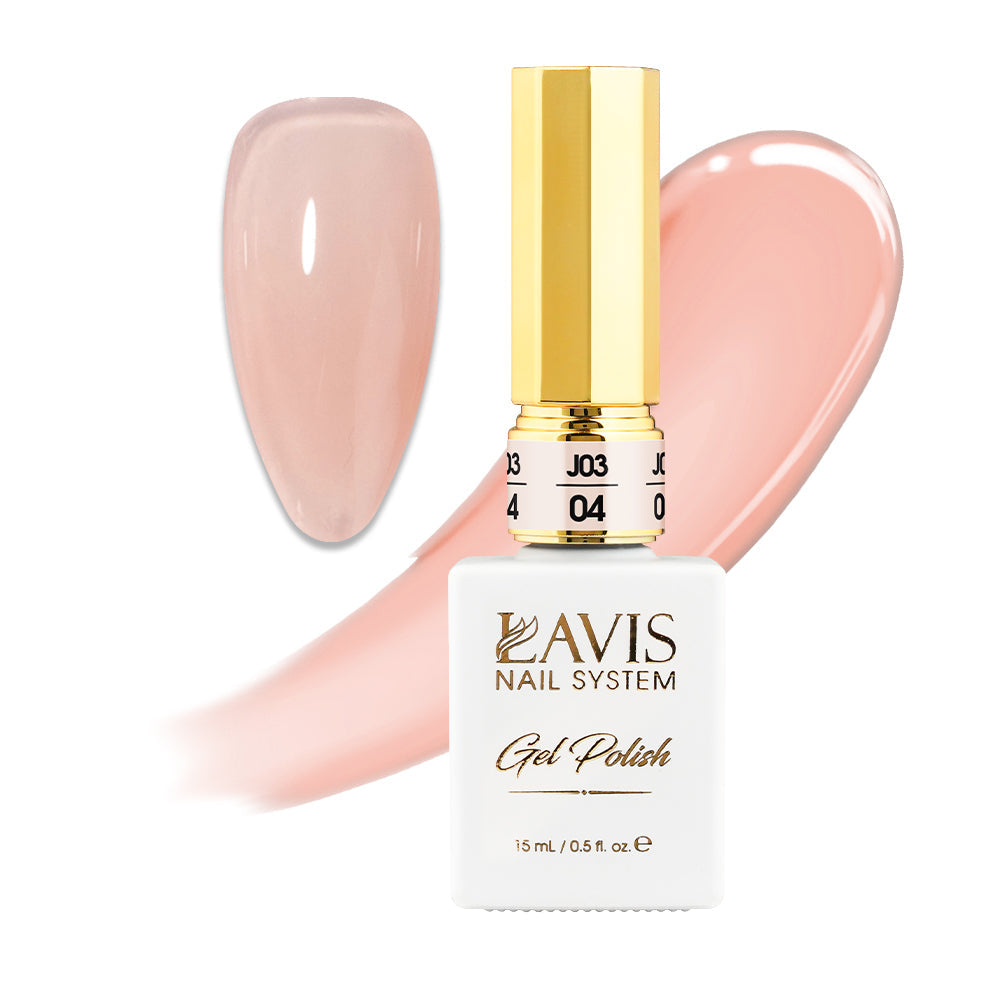 LAVIS J03 - 04 - Gel Polish 0.5oz - Bare With Me Collection