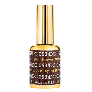 DND DC Gel Polish - 053 Spiced Brown