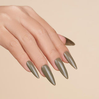LAVIS 053 Dark Khaki - Gel Polish & Matching Nail Lacquer Duo Set - 0.5oz