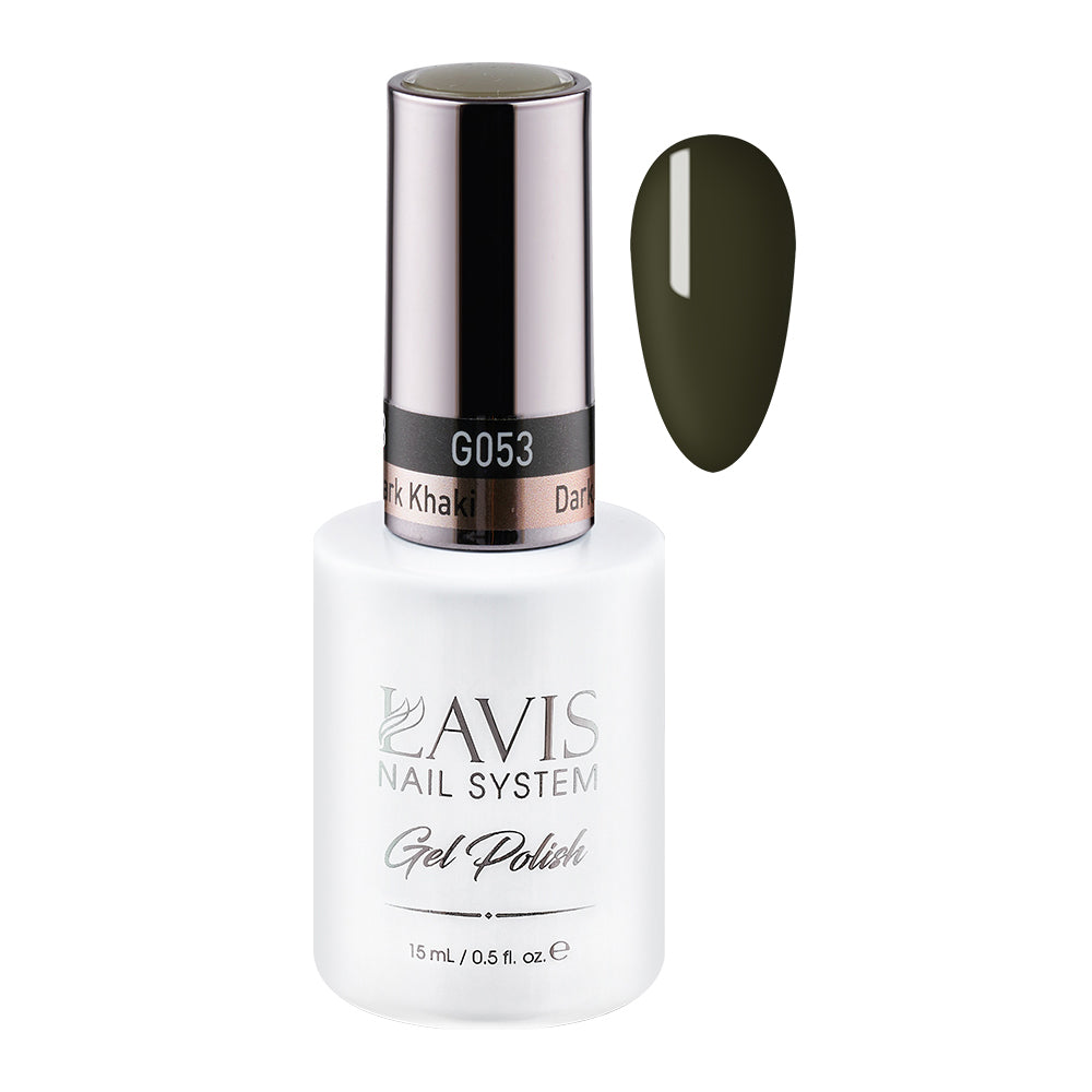 LAVIS 053 Dark Khaki - Gel Polish 0.5oz