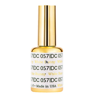 DND DC Gel Polish - 057 White Colors - White Bunny