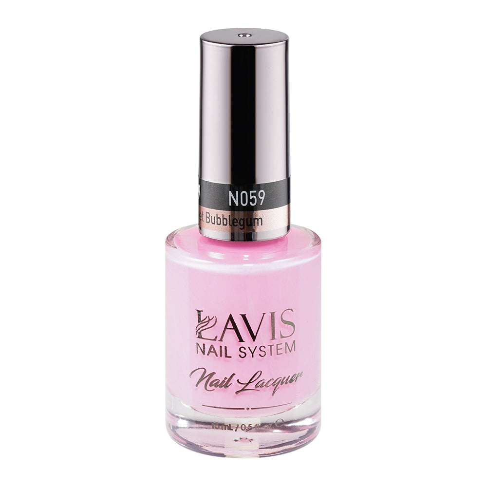  LAVIS 059 Sweet Bubblegum - Nail Lacquer 0.5 oz by LAVIS NAILS sold by DTK Nail Supply