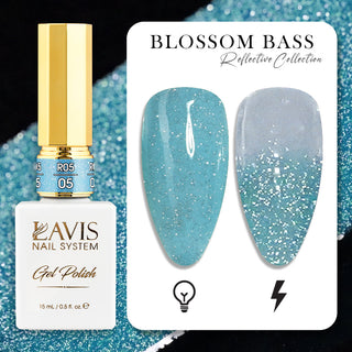 LAVIS Reflective R05 - Set 48 Colors - Gel Polish 0.5 oz