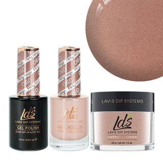 LDS 3 in 1 - 060 Flirty Beige - Dip (1.5oz), Gel & Lacquer Matching