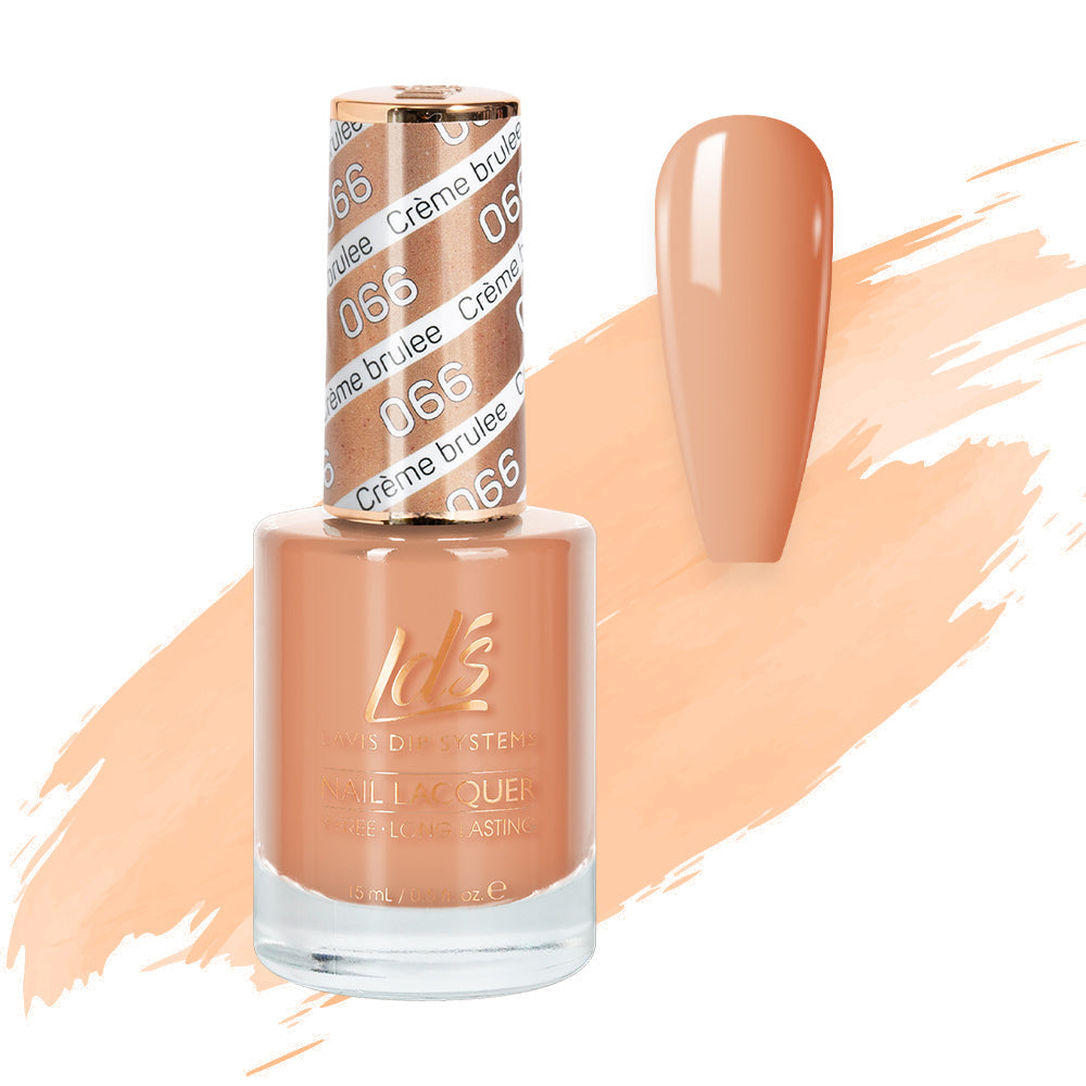 LDS 066 Crème Brulee - LDS Healthy Nail Lacquer 0.5oz