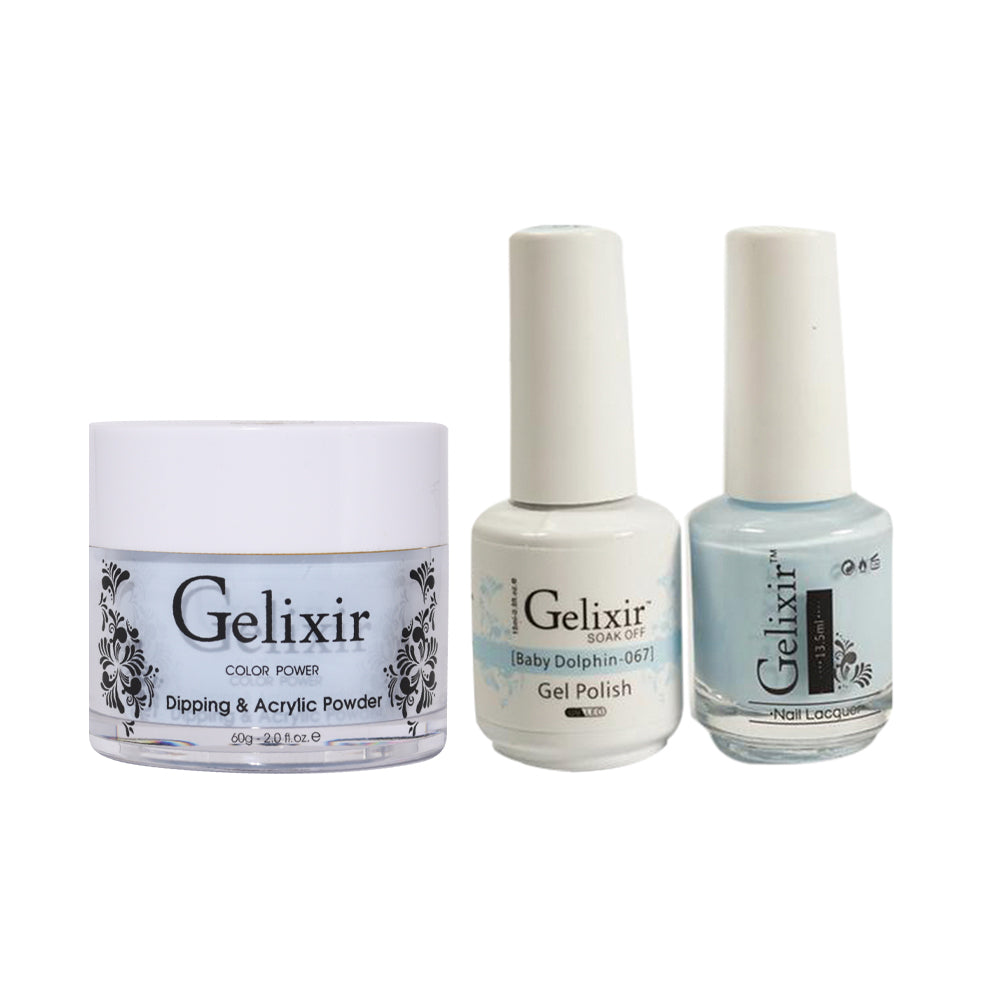 Gelixir 3 in 1 - 067 Baby Dolphin - Acrylic & Dip Powder, Gel & Lacquer