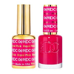DND DC Gel Nail Polish Duo - 069 Pink Colors - Royal Pink