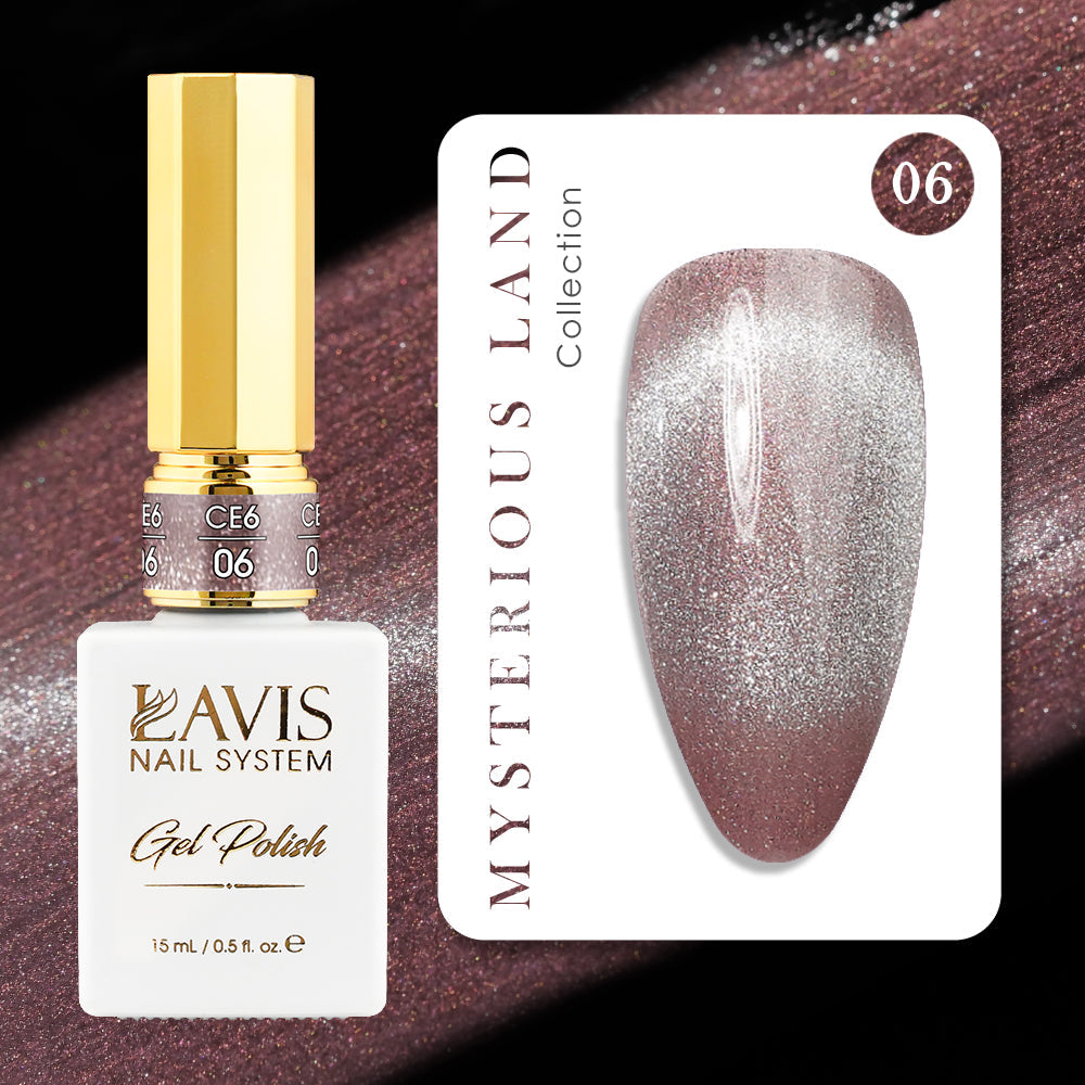 LAVIS Cat Eye CE6 - 06 - Gel Polish 0.5 oz - Mysterious Land Collection