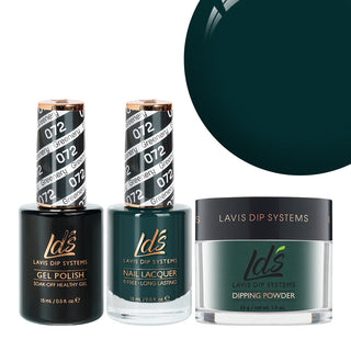 LDS 3 in 1 - 072 Greenery - Dip (1.5oz), Gel & Lacquer Matching