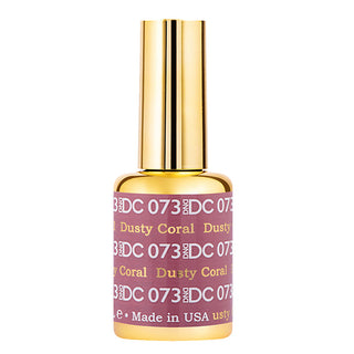 DND DC Gel Polish - 073 Dusty Red