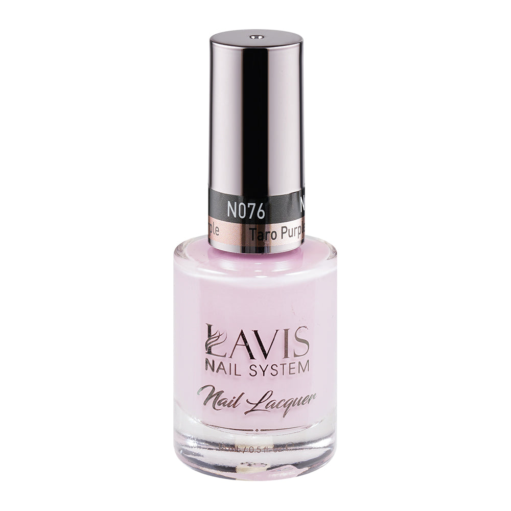 LAVIS 076 Taro Purple - Nail Lacquer 0.5 oz by LAVIS NAILS sold by DTK Nail Supply