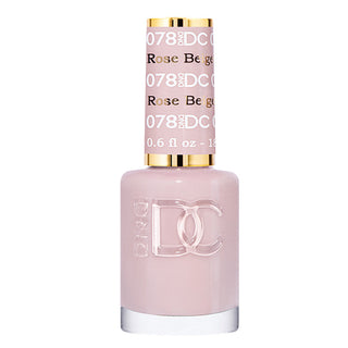 DND DC Nail Lacquer - 078 Gray Colors - Rose Beige