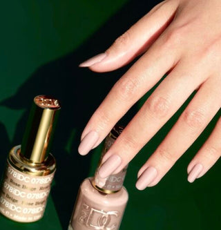 DND DC Nail Lacquer - 078 Gray Colors - Rose Beige