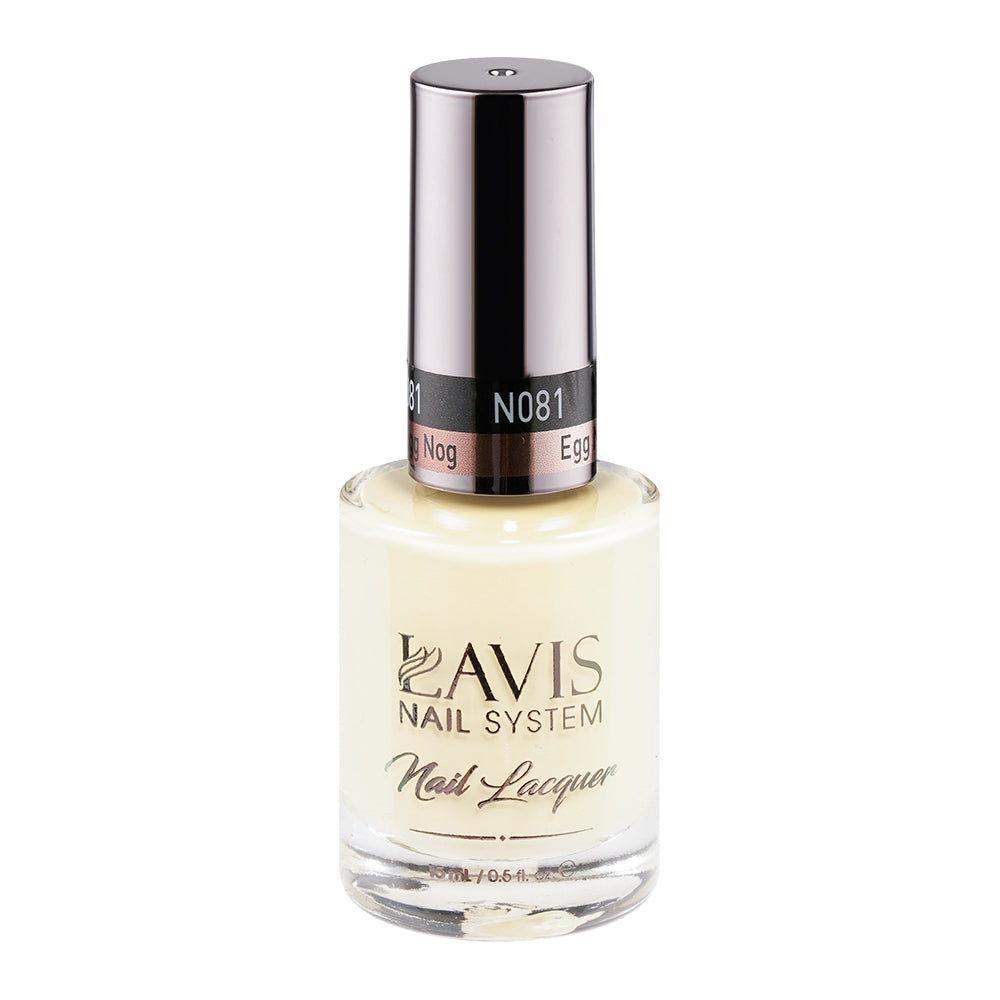  LAVIS 081 Egg Nog - Nail Lacquer 0.5 oz by LAVIS NAILS sold by DTK Nail Supply