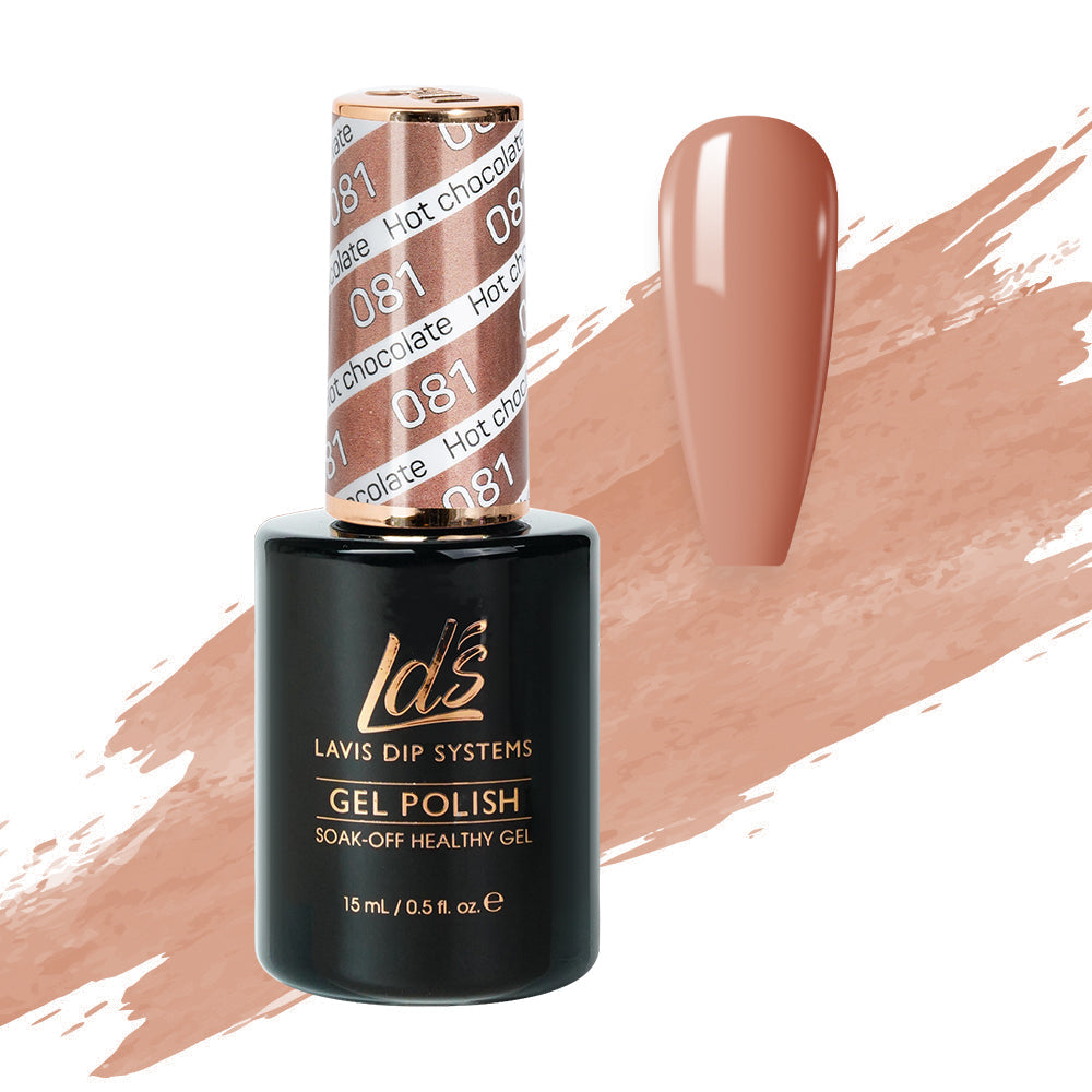 LDS 081 Hot Chocolate - LDS Gel Polish 0.5oz