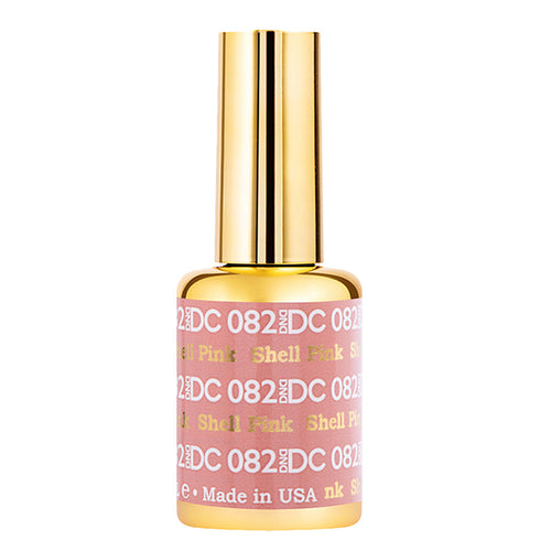 DND DC Gel Polish - 082 Neutral, Pink Colors - Shell Pink
