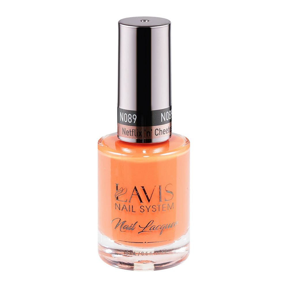  LAVIS 089 Netflix 'n' Cheetos - Nail Lacquer 0.5 oz by LAVIS NAILS sold by DTK Nail Supply