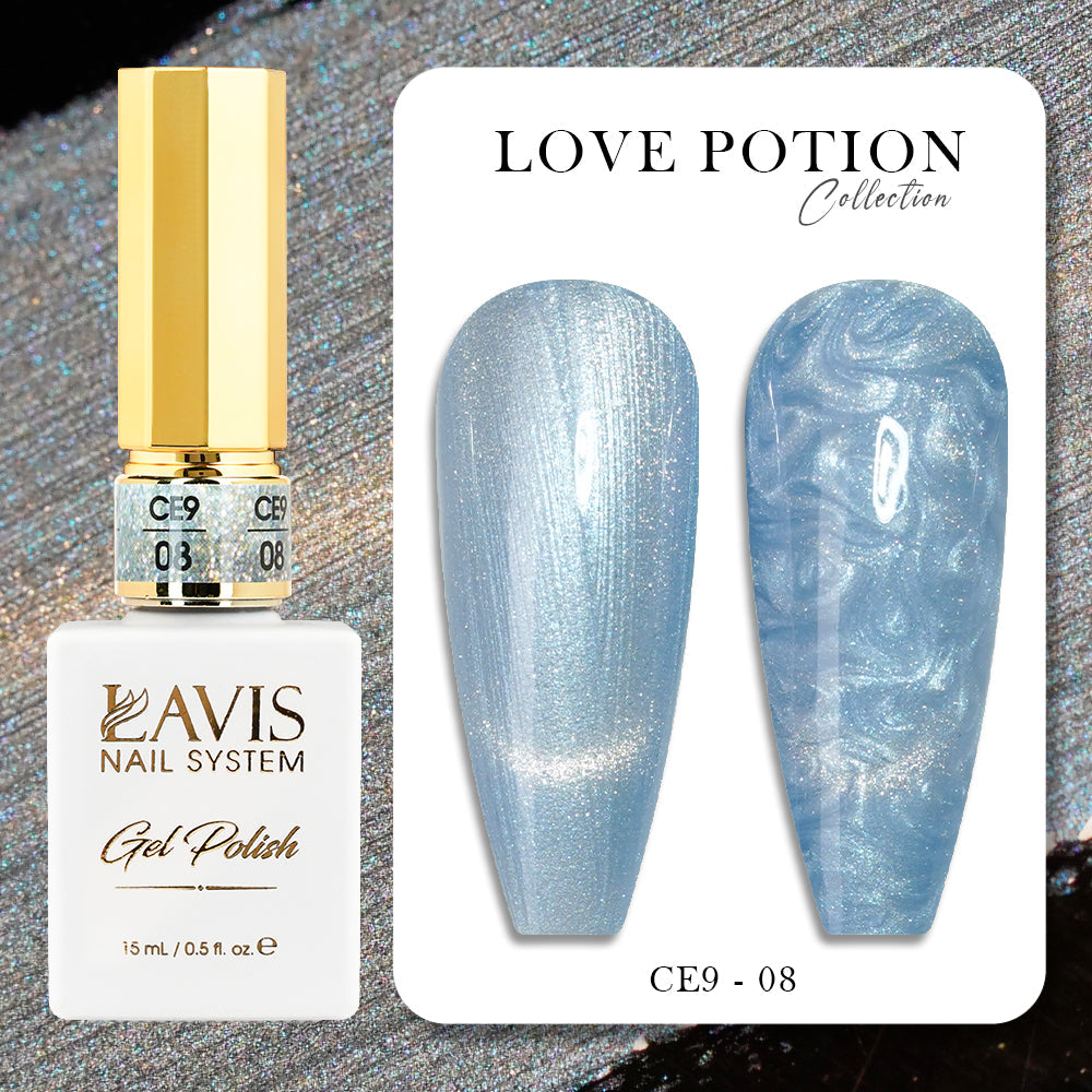 LAVIS Cat Eye CE9 - 08 - Gel Polish 0.5 oz -  LAVIS LOVE POTION COLLECTION