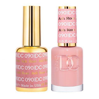 DND DC Gel Nail Polish Duo - 090 Pink Colors - Ash Rose