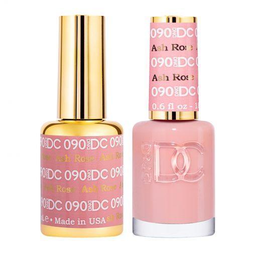 DND DC Gel Nail Polish Duo - 090 Pink Colors - Ash Rose