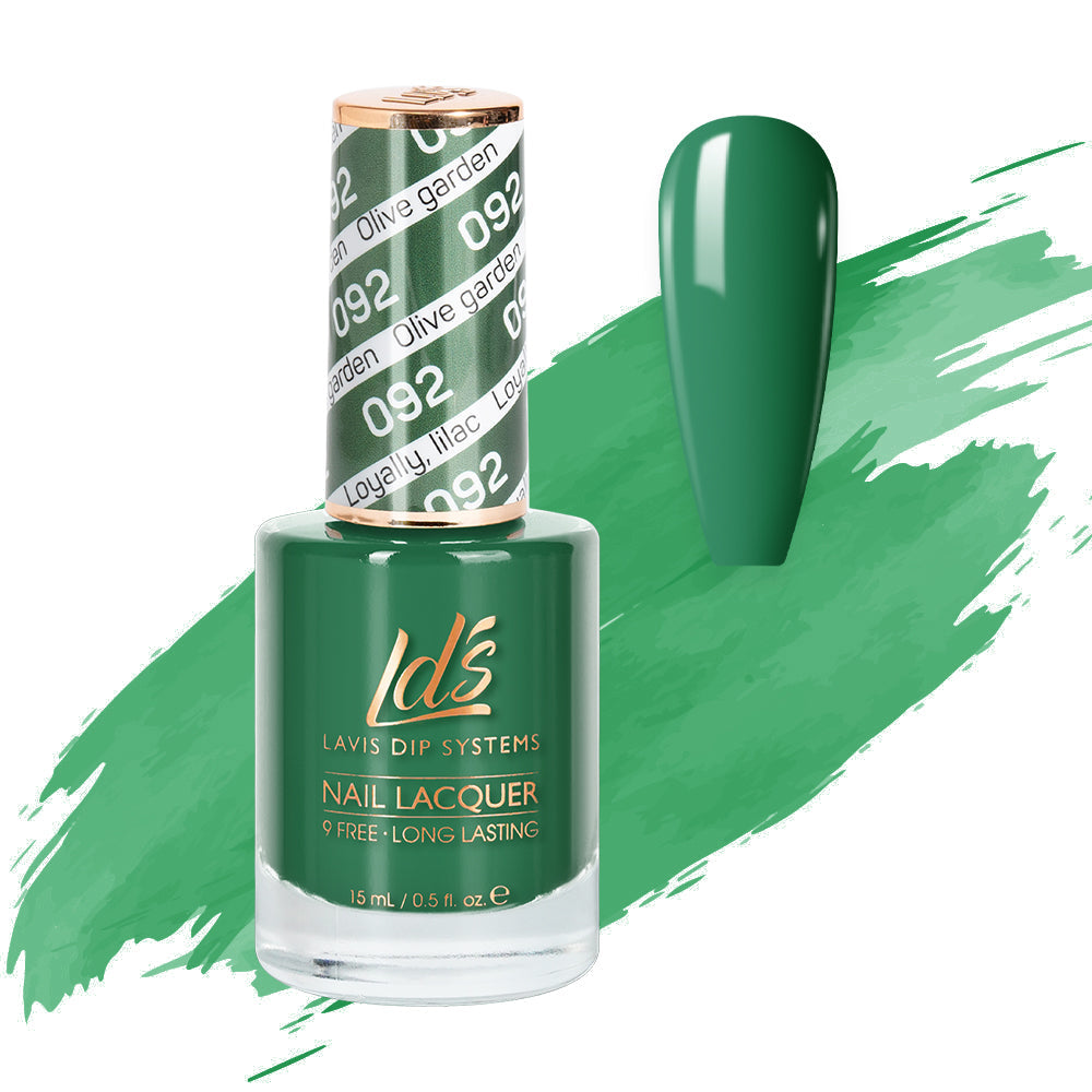 LDS 092 Olive Garden - LDS Healthy Nail Lacquer 0.5oz
