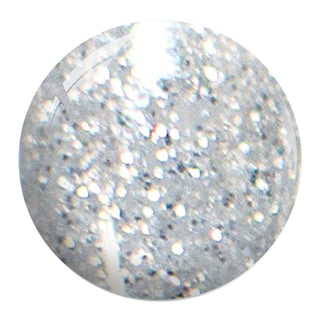  Gelixir Acrylic & Powder Dip Nails 093 Glistening Star - Glitter Silver Colors by Gelixir sold by DTK Nail Supply