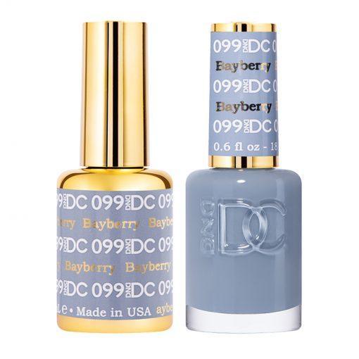 DND DC Gel Nail Polish Duo - 099 Gray Colors - Bayberry