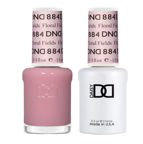 DND Gel Nail Polish Duo - 884 Floral Fields - DND Sheer Collection