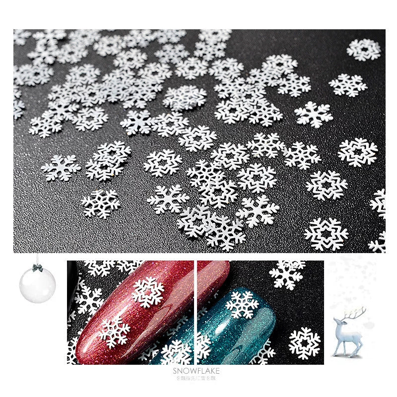 3 Styles Mixed Hollow Out Snowflakes Sequins