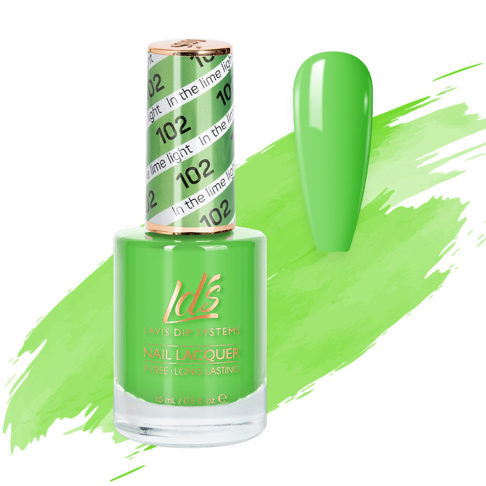LDS 102 In The Lime Light - LDS Healthy Nail Lacquer 0.5oz