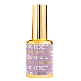 DND DC Gel Polish - 105 Beige Brown