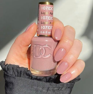 DND DC Nail Lacquer - 107 Neutral Colors - Light Apricot