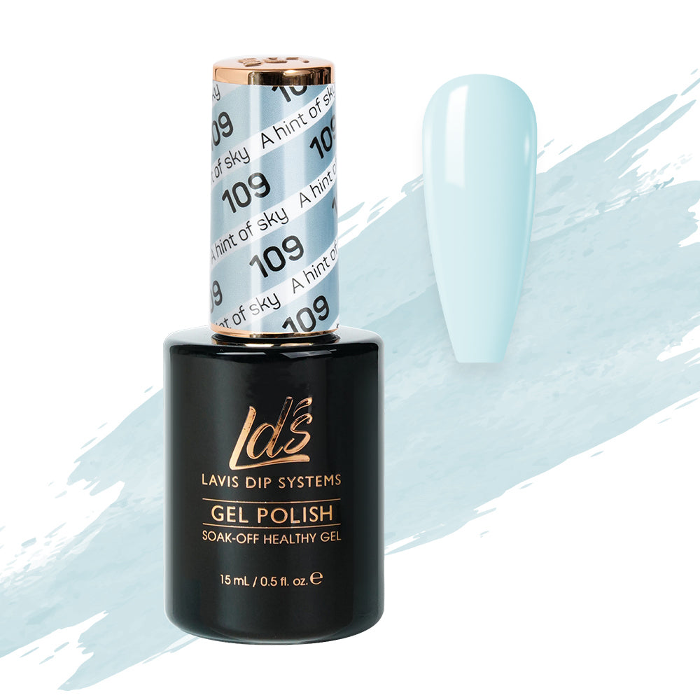 LDS 109 A Hint Of Sky - LDS Gel Polish 0.5oz