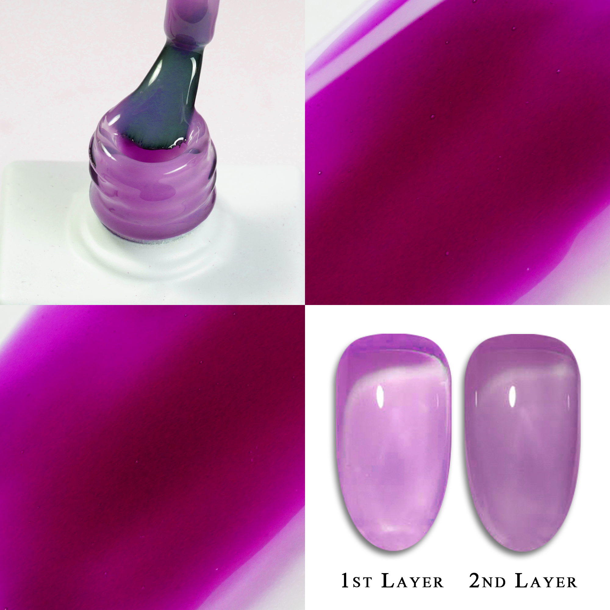 Jelly Gel Polish Colors - Lavis J02-10 - Candy Collection